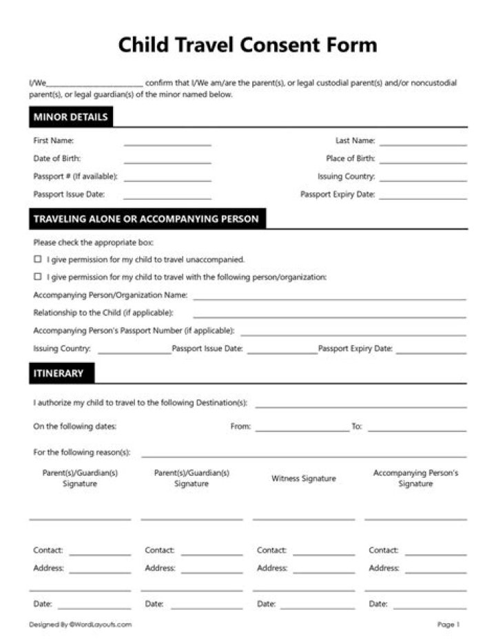 Do Children 15-17 Traveling Alone Need Id