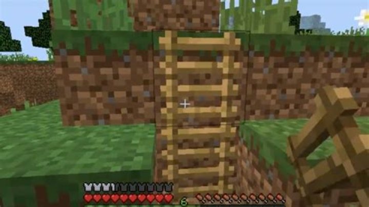 How Do You Climb Down A Ladder In Minecraft