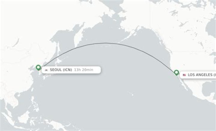 How Long Is A Flight From South Korea To California