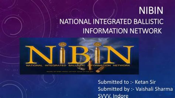 How many ballistic evidence images has the National Integrated Ballistics Information Network captured