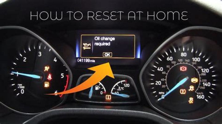 How Ti Reset Maintenance Oil On 2016 Transit 150