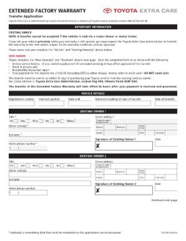 How To Cancel Toyota Extended Maintenance Plan