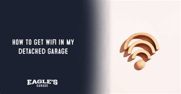 How To Get Wifi In My Detached Garage