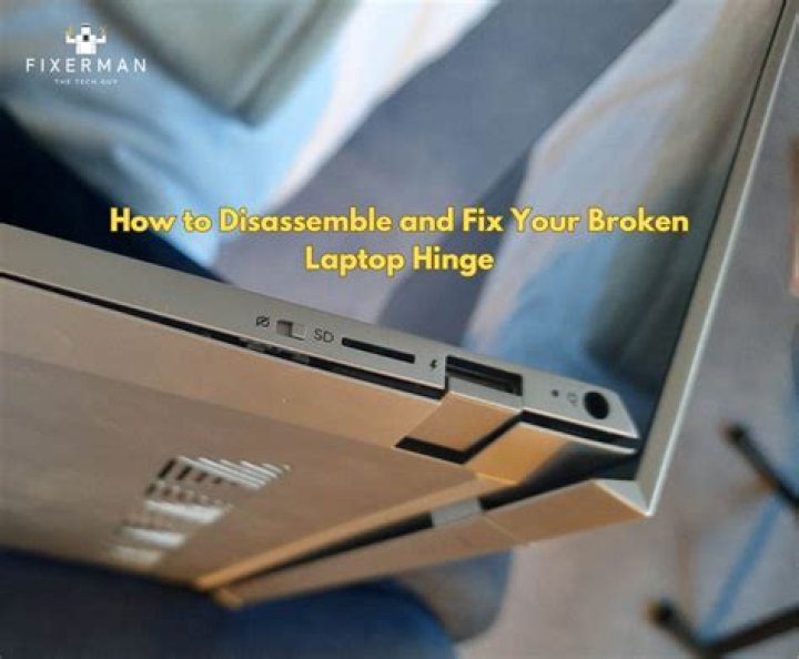How To Repair Broken Hinge On Hp 17