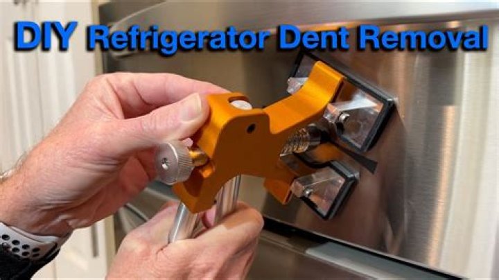 How To Repair Dent Fridge Door