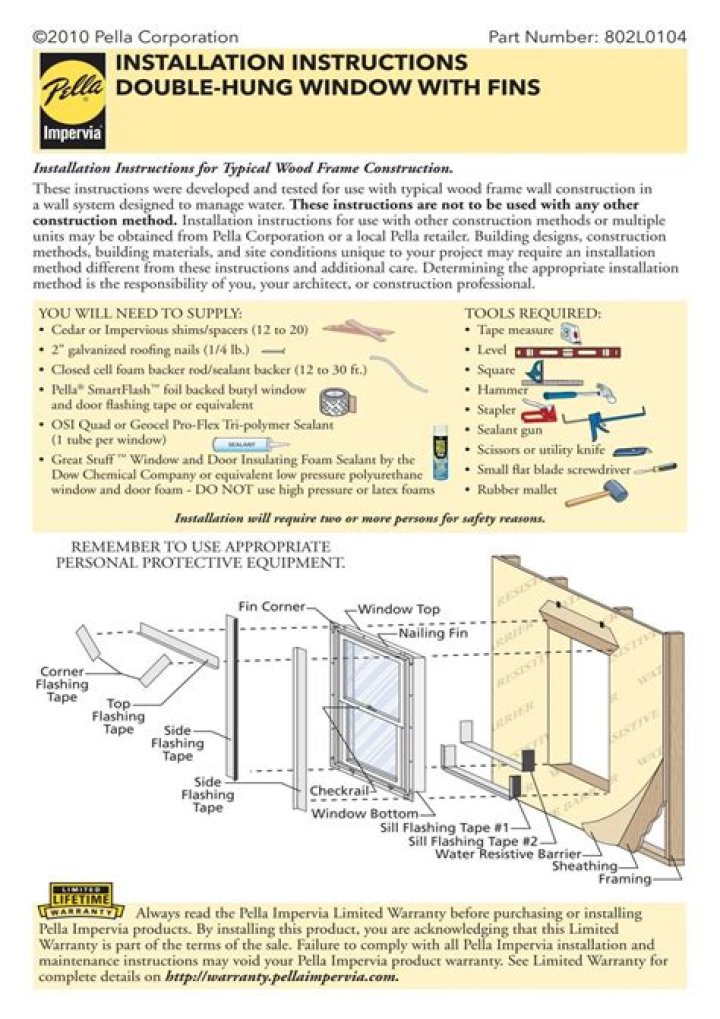 How To Repair Pella Double Hung Window