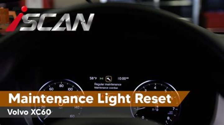 How To Reset 2017 Volvo Xc60 Maintenance Light