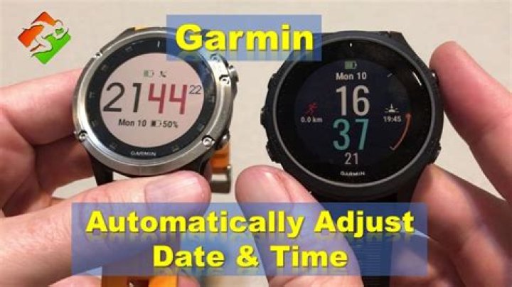 How To Set Date On Garmin Fenix 3