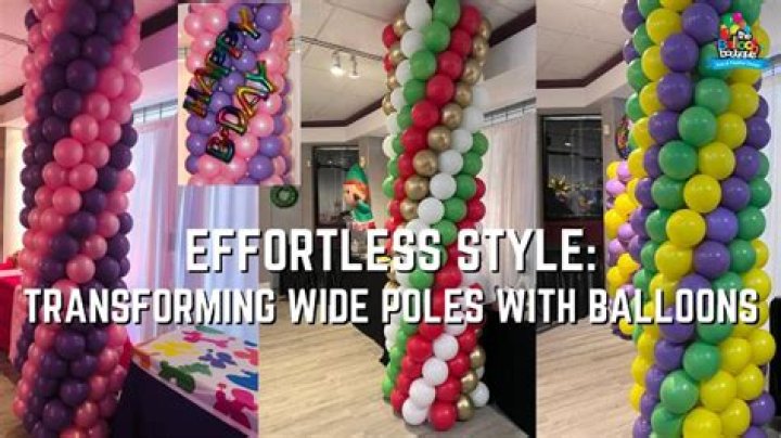 How To Wrap Balloons On Pop Up Canopy