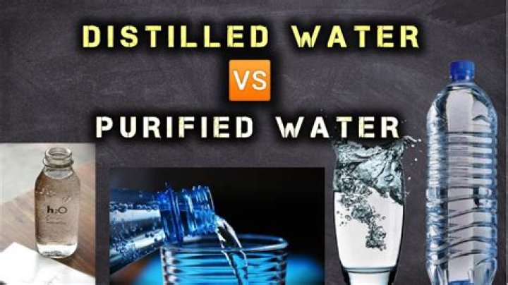 Is Distilled Water And Bottled Water The Same Thing