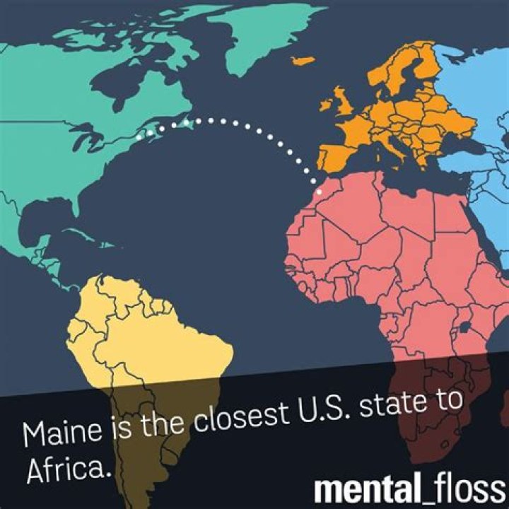 Question: How Is Maine The Closest State To Africa