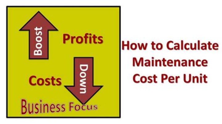 Question: How To Calculate Maintenance Cost Accounting