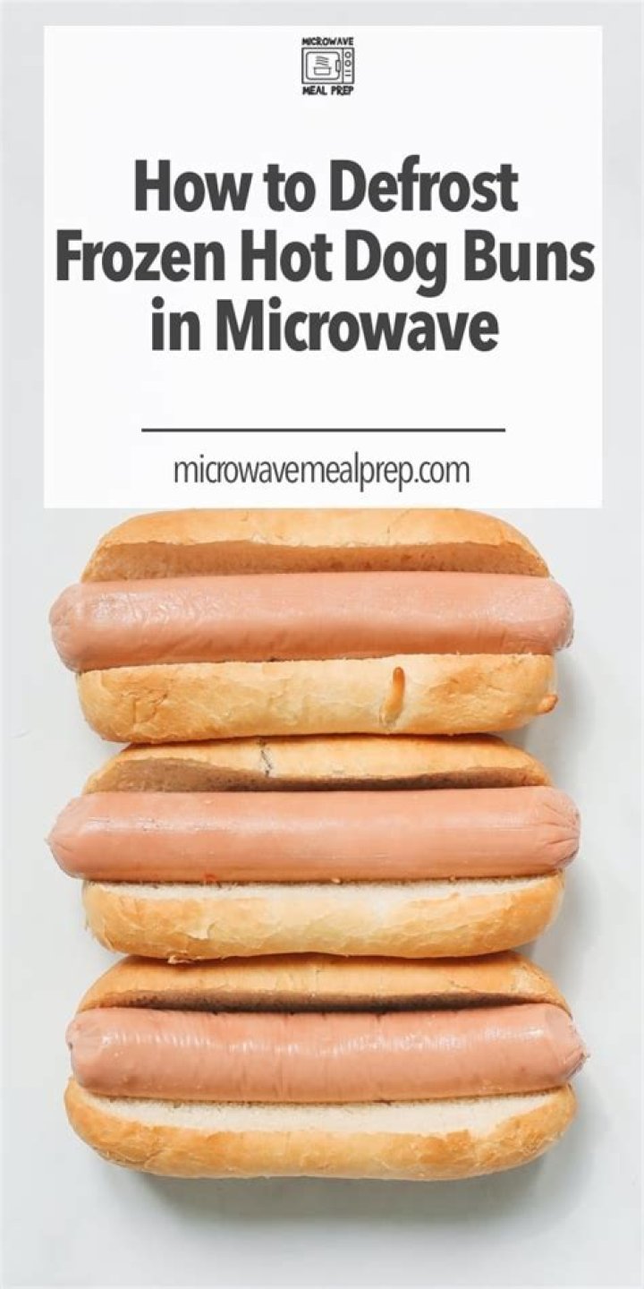 Question: How To Defrost Hot Dog Buns In The Oven