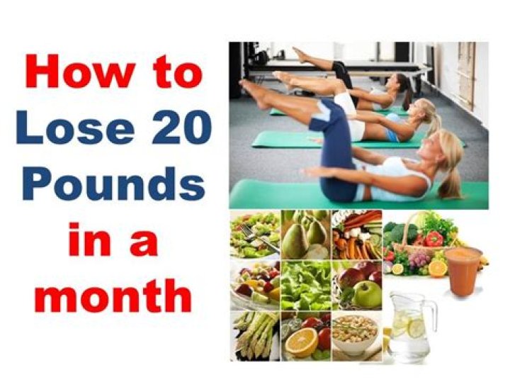 Question: How To Lose 20 Pounds In One Month