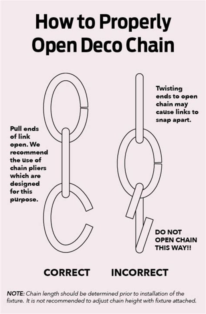 Question: How To Open Chain Links
