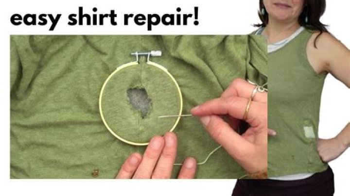 Question: How To Repair Small Hole In Cotton T Shirt
