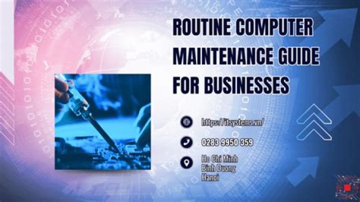 Question: What Does Part Of Performing Routine Computer Maintenance Include