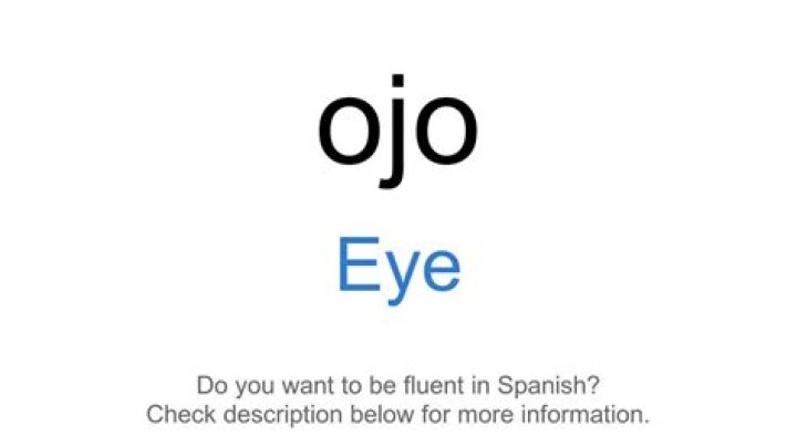 Question: What Is Ojo In Spanish