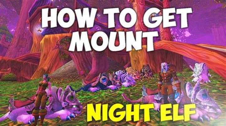 Question: What Rep To Get Night Elf Mount As Human