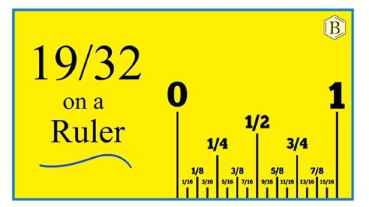 Quick Answer: 19 32 Is How Many Inches