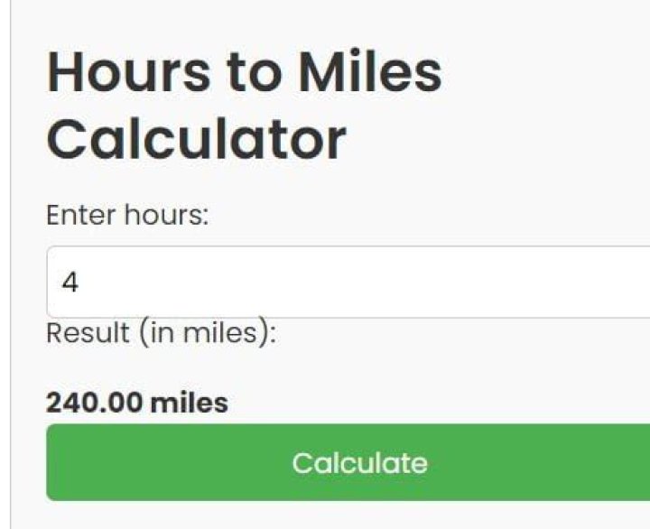 Quick Answer: 200 Miles Is How Many Hours