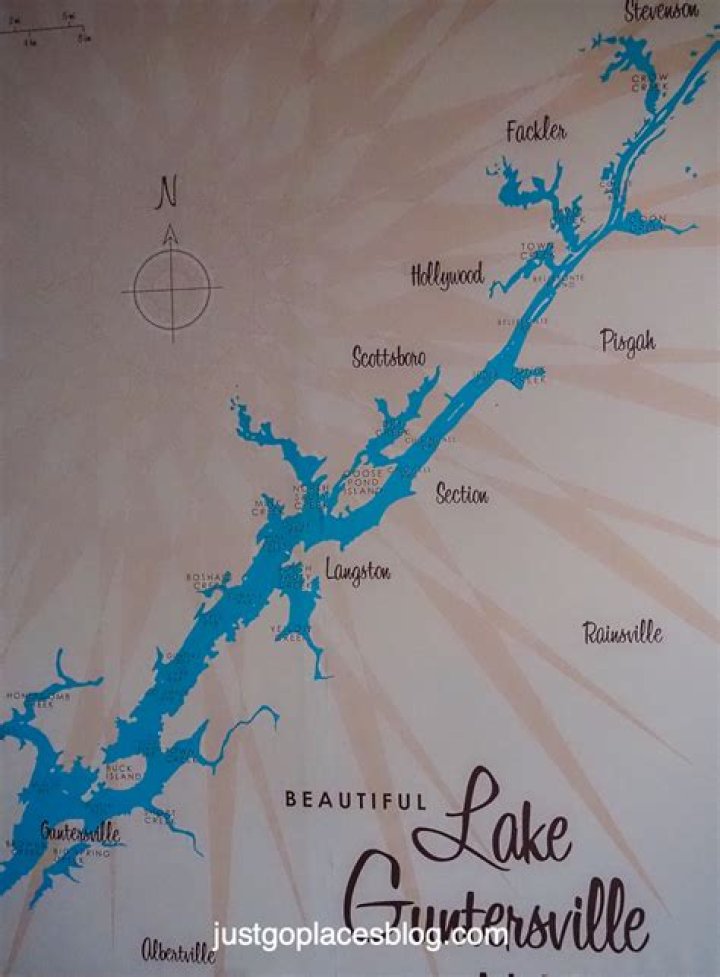 Quick Answer: How Big Is Lake Guntersville