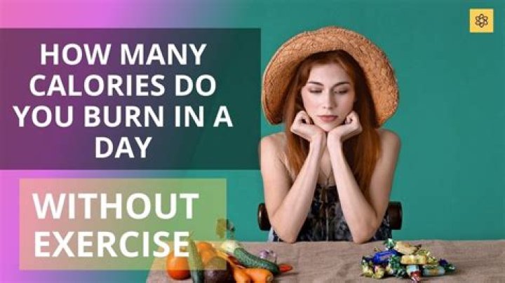 Quick Answer: How Many Calories Do You Burn A Day Without Exercise