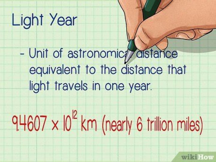 Quick Answer: How Much Distance Does Light Travel In One Year
