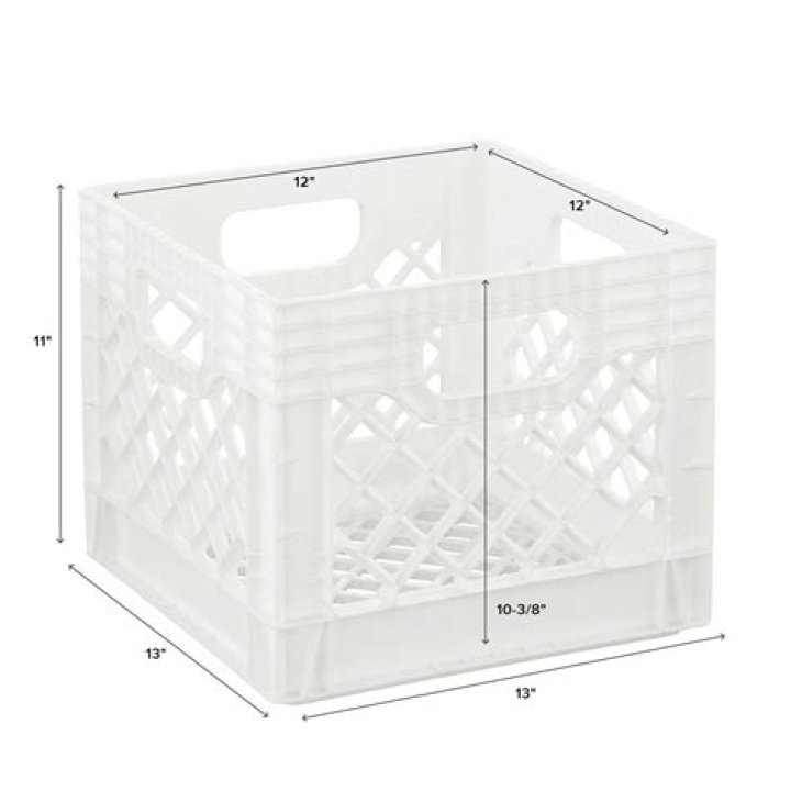 Quick Answer: How Much Weight Can A Milk Crate Hold