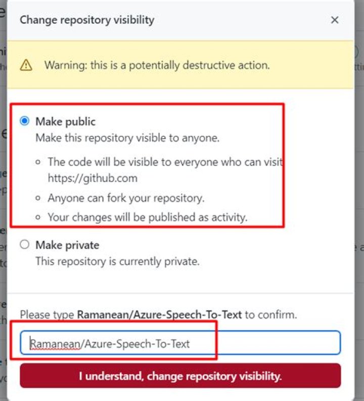 Quick Answer: How To Change A Repo From Private To Public
