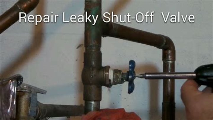 Quick Answer: How To Repair Plastic Leaky Water Shutoff Valve