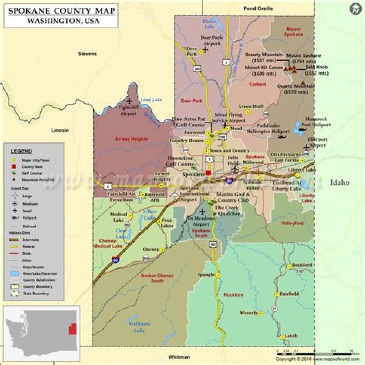 What County Is Spokane Valley Wa In