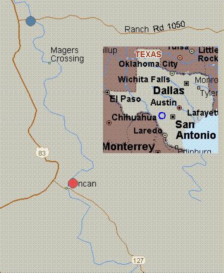 Where Is Concan Tx On The Map
