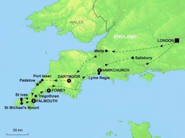 Where Is Doc Martin Filmed Map
